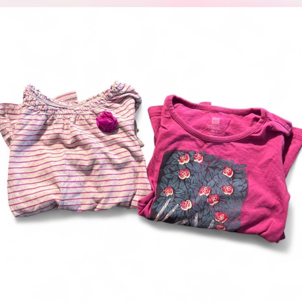 Girls Long Sleeved Shirt Bundle - Tea Collection & Circo